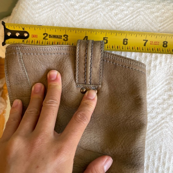 Frye Carmen Harness Short Boots, Grey Sz US 7 (Runs big) - Picture 13 of 13